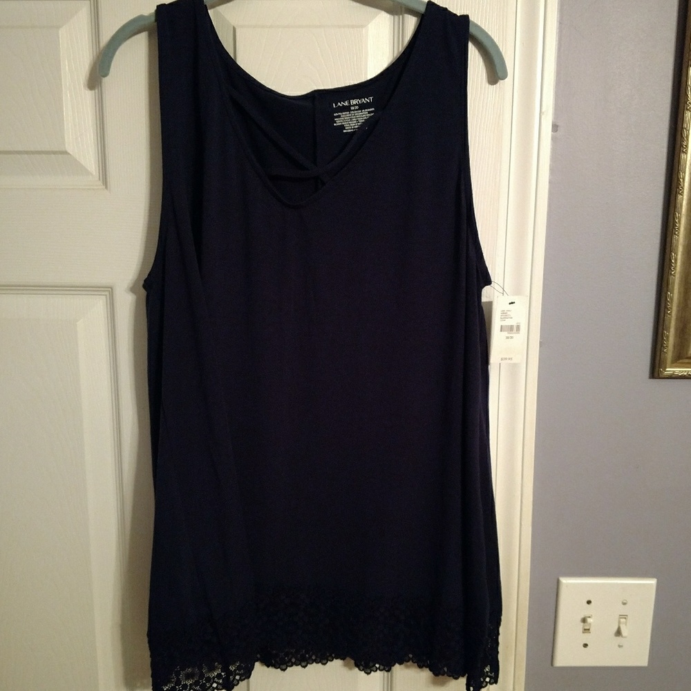 NWT - Lace trim swing cami - size 18/20